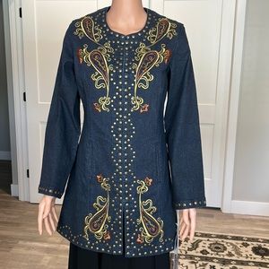 Diane Gilman denim tunic
